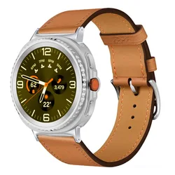 Timeless Durable Genuine Leather Wristband - Ultra47mm (Brown)