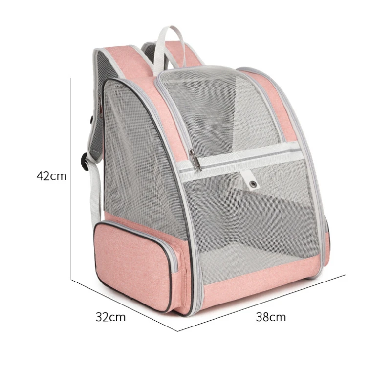 Breathable Pet Bag Portable Pet Backpack When Going Out Portable and Lightweight Foldable Cat and Dog Bag