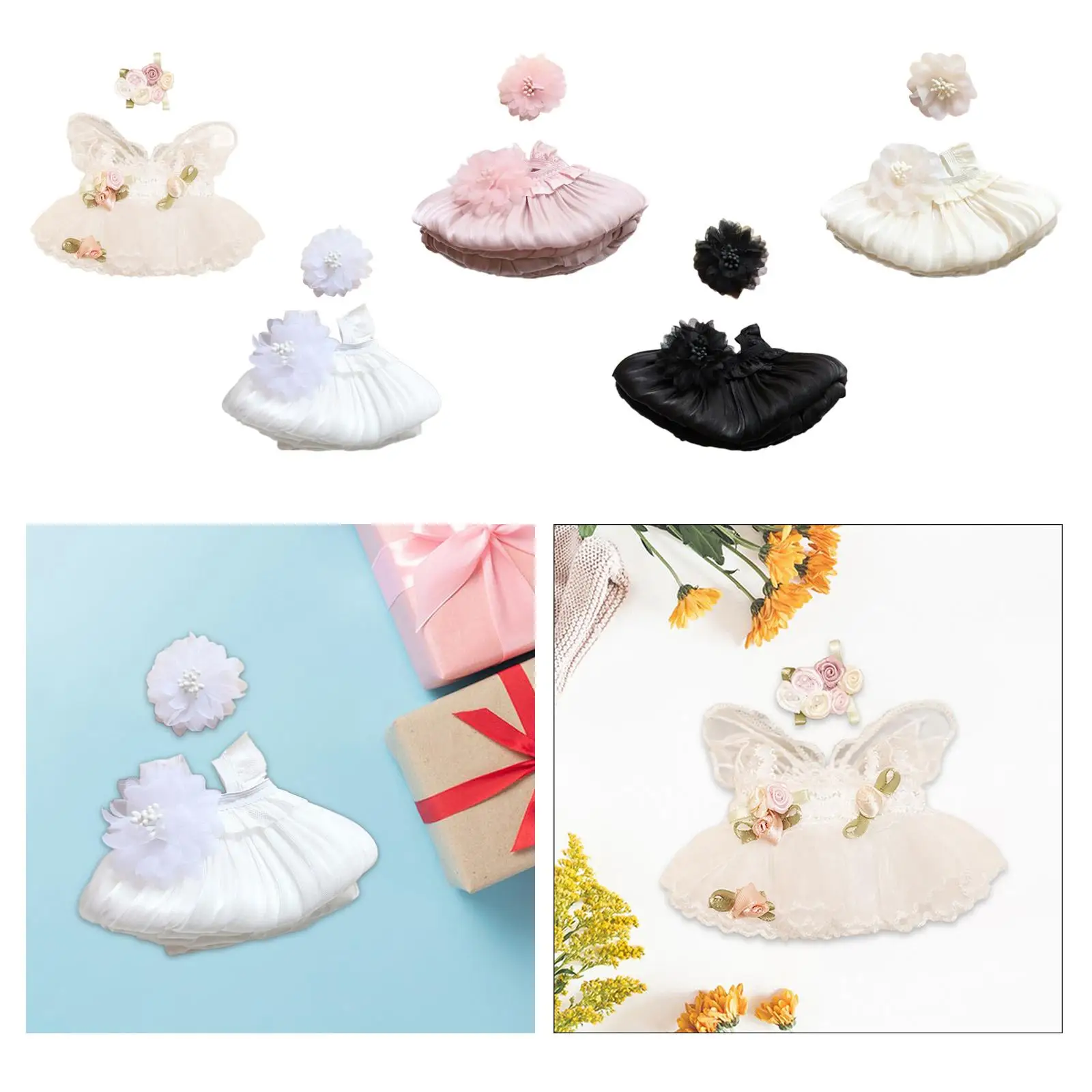 Plush Doll Clothes Fashion Photo Props Girl Doll Clothes Dress for 17`` Doll