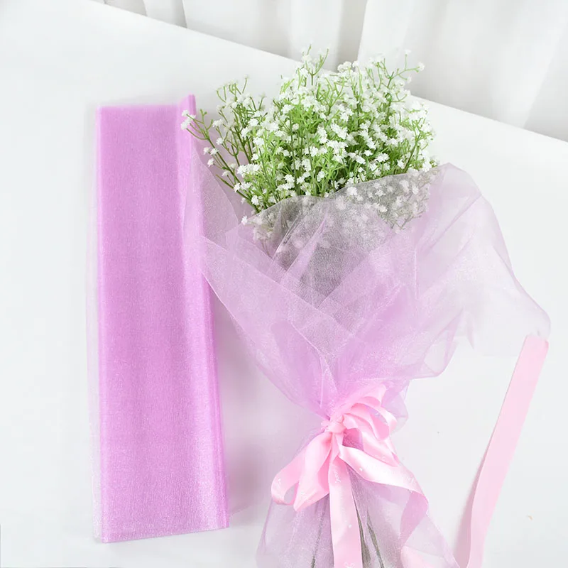 

Wedding Decoration Tulle Roll Crystal Organza Transparent Cloth Suitable for Birthday Party Wedding Supplies Gender Reveal Party
