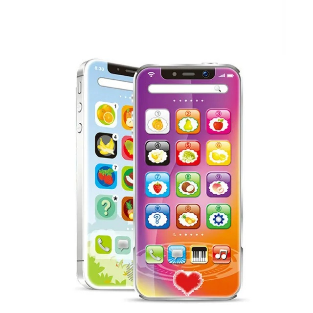 Educational toys Cellphone with LED Baby Kid Educational phone English Learning Mobile Phone fake phone Toy Chrismtas Gifts 1