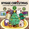 Halloween  HYGGE CHRISTMAS Coloring Book For Adults And Teens Featuring Adorable Creepy Creatures for Halloween Gifts 1