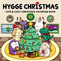 Halloween  HYGGE CHRISTMAS Coloring Book For Adults And Teens Featuring Adorable Creepy Creatures for Halloween Gifts 1