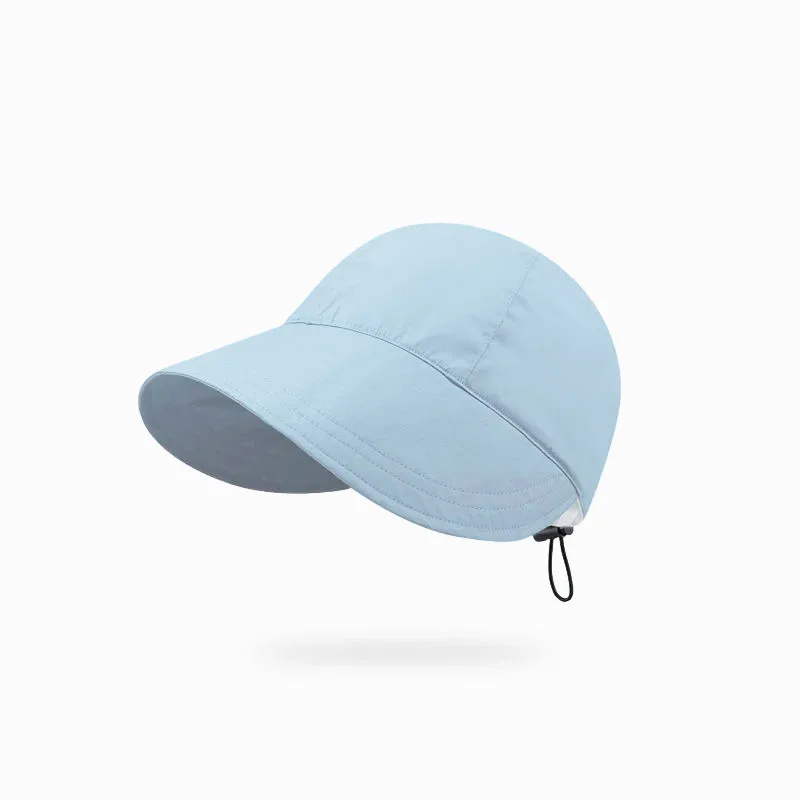 Chapeau de pêcheur d'été à large bord pour femmes, pare-soleil pliable, casquette de pêcheur, seau réglable pour Sports de plein air_voghion.com