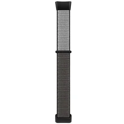Nylon Weave Sports Loop Bracelet Wristband - Fitbit Charge 6 (Iron aim grey)