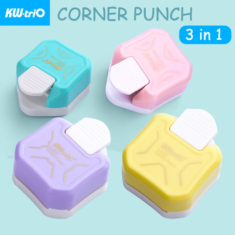 

KW-triO Corner Punch Corner Rounder Planner Punching Machine DIY Paper Card Photo Punch Scrapbooking Puncher Cutting Supplies