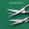 Bird's beak nose septum scissors oblique mouth 45° nose device frog mouth scissors 1pcs 5
