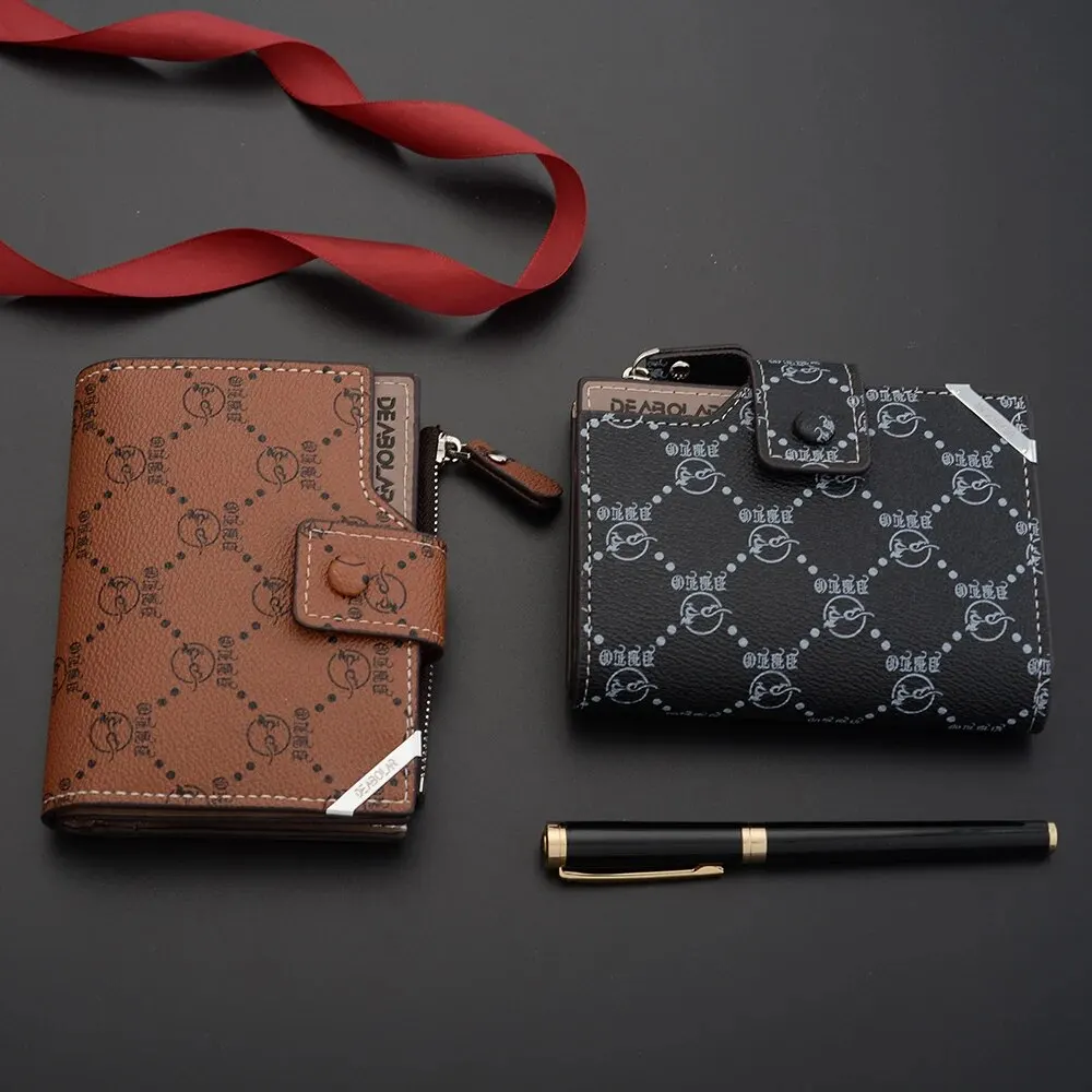Portefeuille Rétro Chic à Motifs Creux