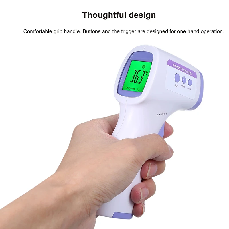 Infrared Thermometer Human Body/Forehead Non-Contact Temperature Digital IR Thermometers High Fever Forehead Thermometer for digital thermometer