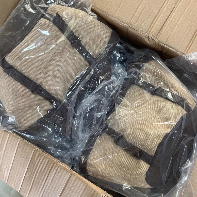 2025 Summer Handmade Bags for Women Beach Weaving Ladies Straw Bag Wrapped Beach Bag Moon shaped Top Handle Handbags Totes