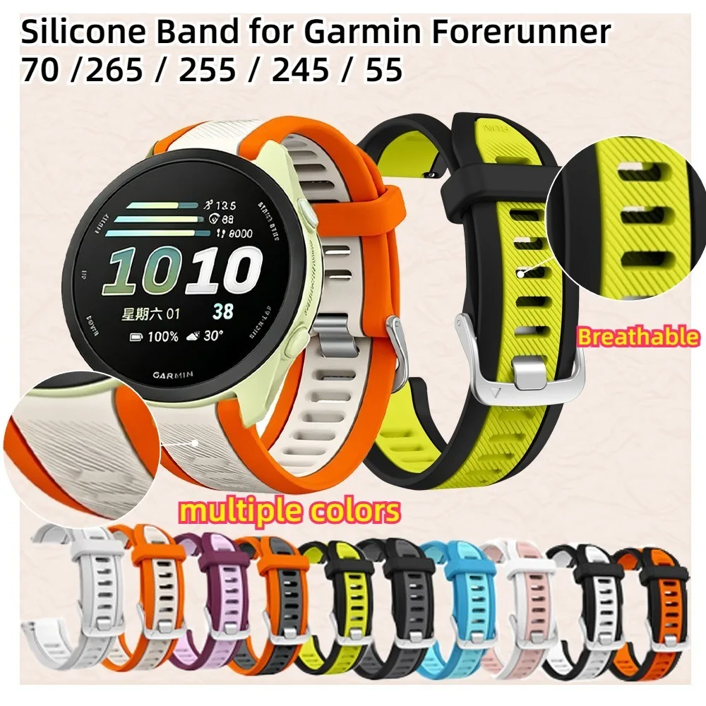 Breathable Adjustable Silicone Fitness Watch Band