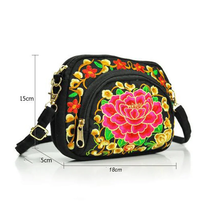 Vintage Women Handbag Hmong Vintage Tote Messenger Hippie Ethnic Shoulder Bag Embroidery Boho handbag tote bag