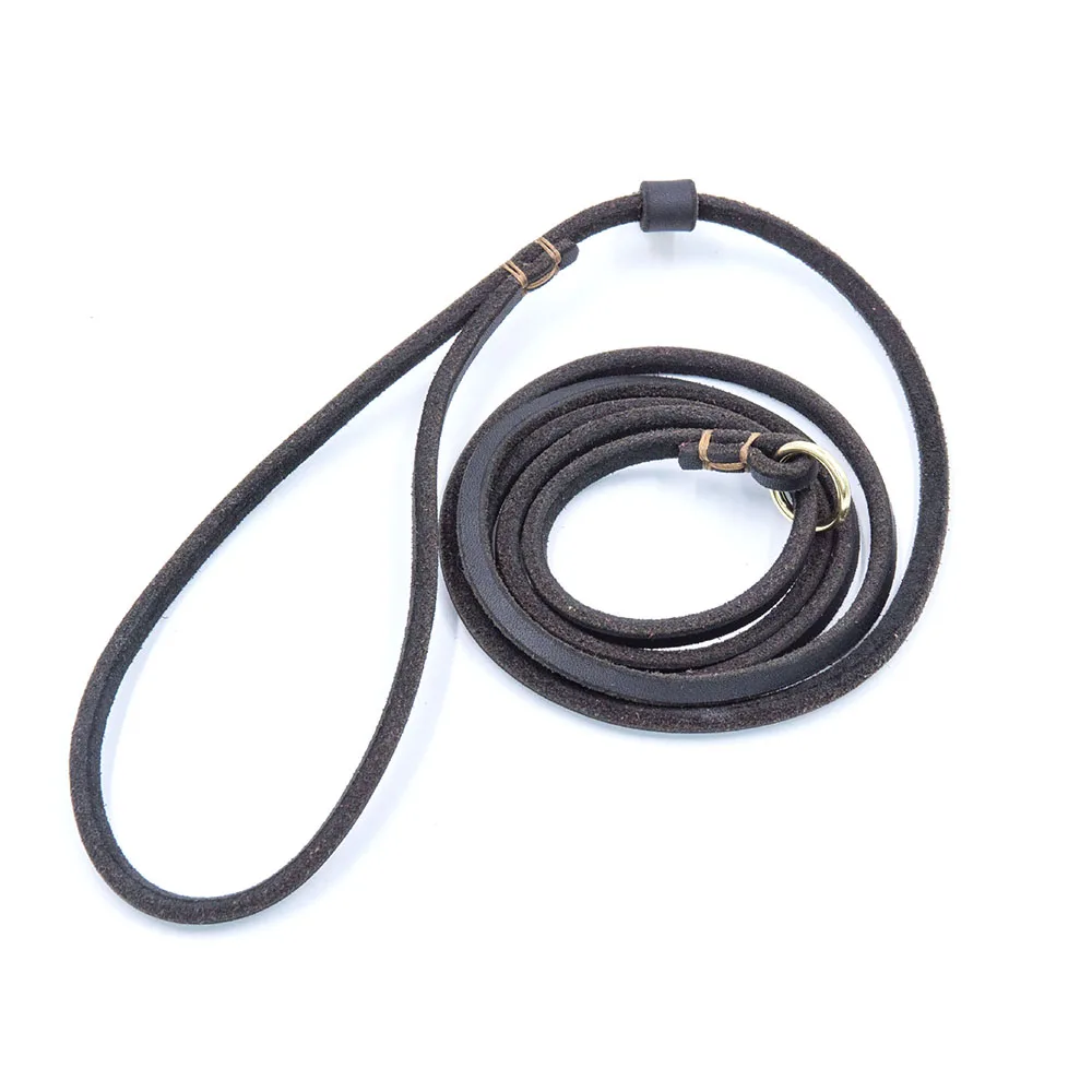 Title 4, Slip Lead Dog Leash Quality Handmade Real Leath...