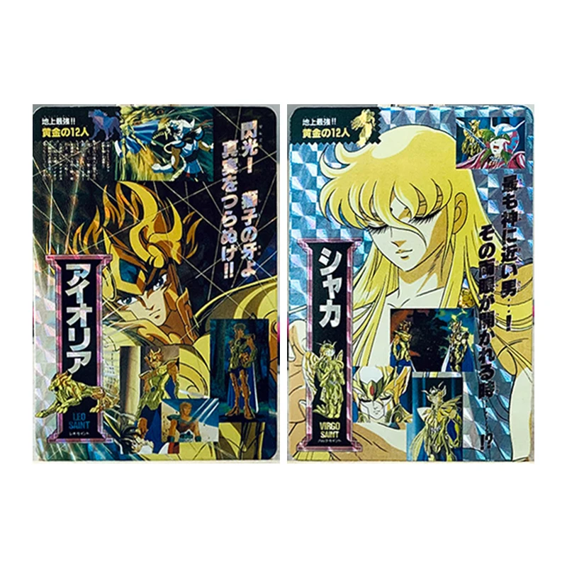 Anime ElbowRocket DIY ACG Tabletop Battle Game Laser Cards Seiya Aldebaran Mu Toys for boys Collectible Cards Birthday Present