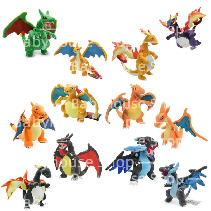 12 Stili Charizard Pokemon Peluche Lucido Charizard Mega Charizard X Y Gigantamax Charizard Collection Classic Game Doll