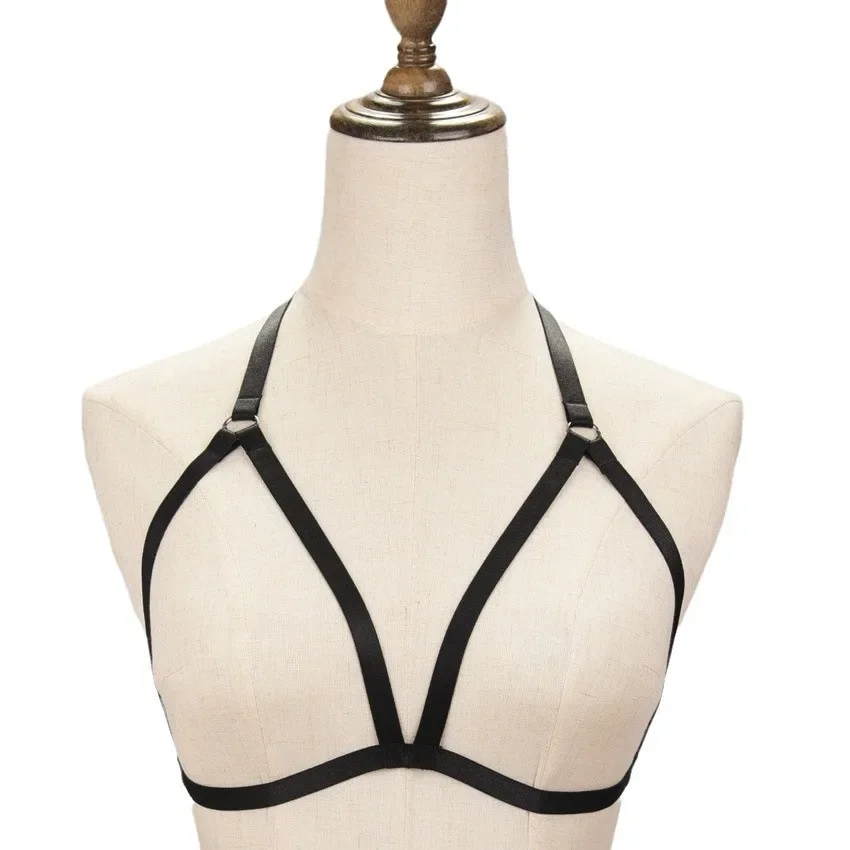 Adjustable Strapless Bra Lingerie Accessories Sexy Hollow Out No Lace Up Top Band Body Prison Comfortable Fit Women's Underwear