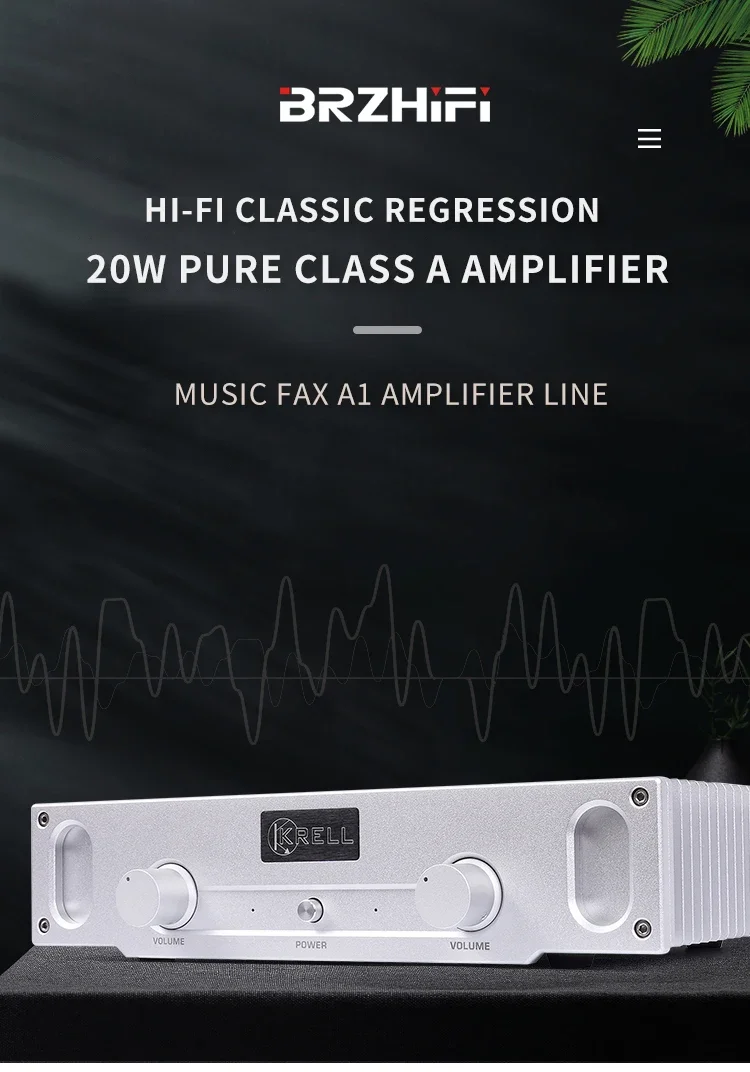 코피 뮤지컬 피델리티 A1 회로 20W 순수 클래스 A 파워 앰프 HiFi 스테레오 듀얼 채널 파워 앰프 MJL21193/MJL21194