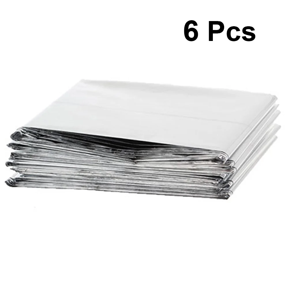 

2/5/6pcs Warm Keeping Foil Slices Reflective Mylar Film Multi-Use Thin Blanket Green House Supplies For Home Shop Greenhouse