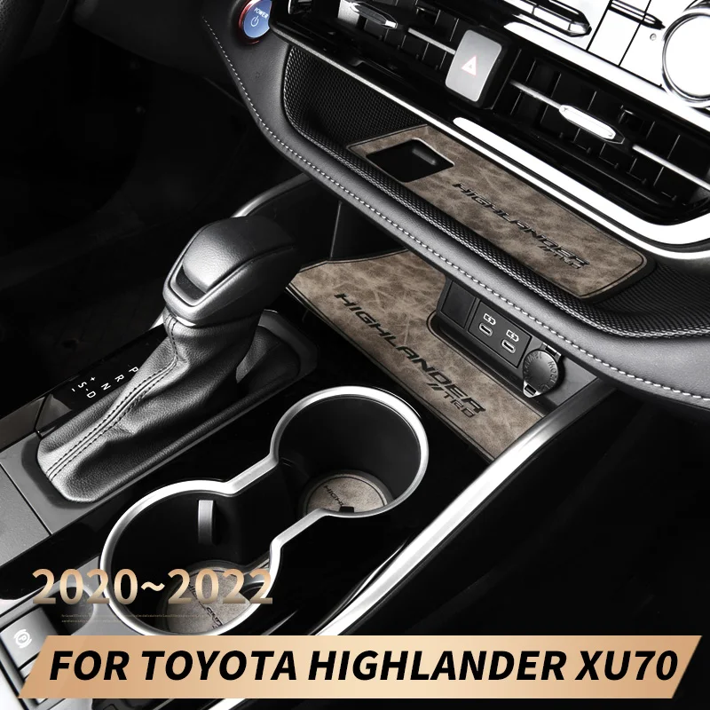 

Подходит для Toyota 2022, новинка, Highlander слот-коврик для двери, защитная подставка для водяного стакана, внутренние модифицированные автомобильн...