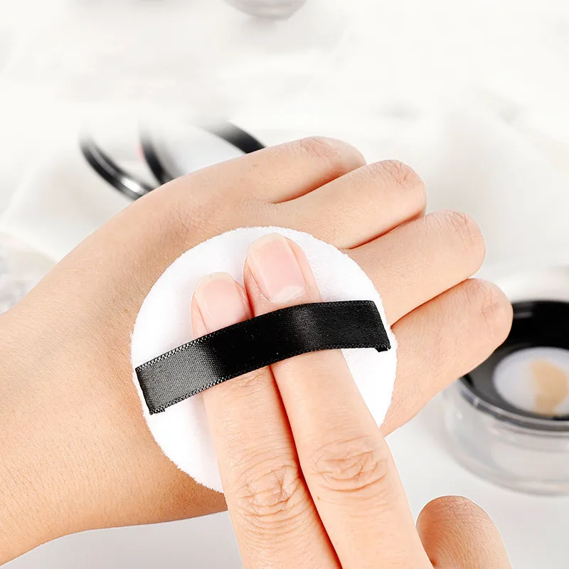 Travel Portable Plastic Powder Box Handheld Empty Loose Powder Pot with Sieve Cosmetic Travel Makeup Jar Sifter Container
