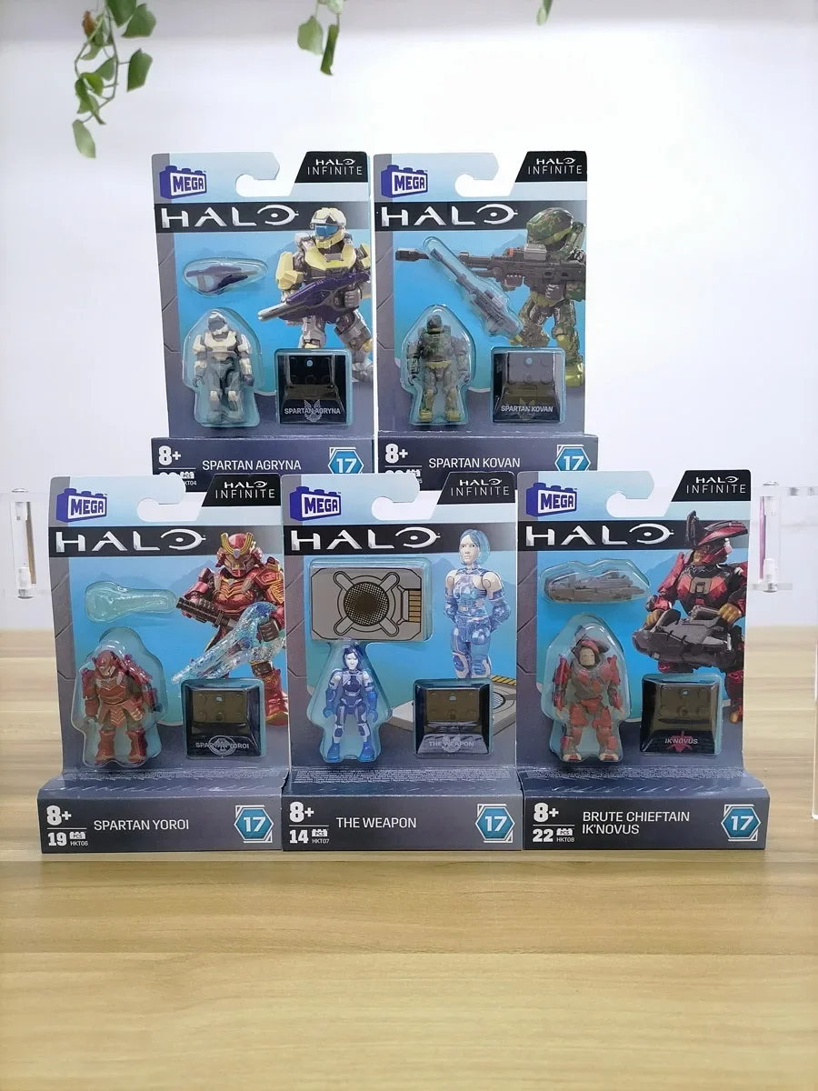 Фото Конструктор HKT06 Infinite Mega Bloks, фигурки героев Вселенной, серия 17, Спартанский Yoroi Kovan Agryna Brute Chief Ik'novus №2