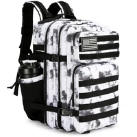 45L Tactical Backpack 3P Bag with Water Bottle Pocket Outdoor Hiking Pack Waterproof Climbing Rucksack Camping Trekking Mochila 1