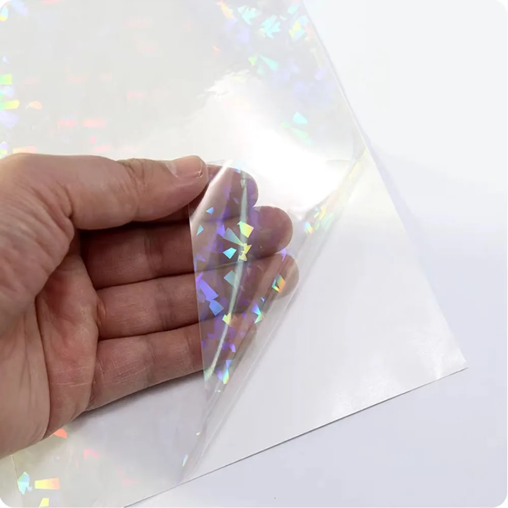 0.635X30m 콜드 라미네이션 필름 레이저 콜드 라미네이션 필름 사진 앨범 플레인 글래스 샤터드 홀로그램 필름