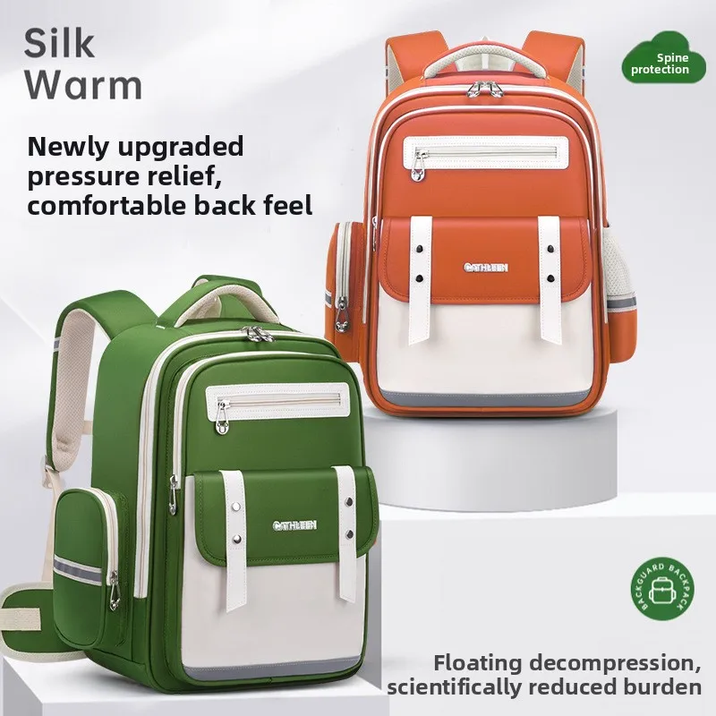New Children's Backpack for Boys Girls Large-capacity School Bag Student Lightweight 3D Backpack Kids Breathable and Durable Bag 1