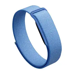 Comfort Braided Nylon Watch Strap with Hook and Loop Closure - Lightweight and Breathable Replacement Wristband (Beige)