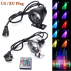 Underwater RGB LED Spotlight Bulb AC 110V 220V DC 12V 15W 10W Landscape Lamp Flood Light Outdoor Garden Fountain Pool Decoration 2