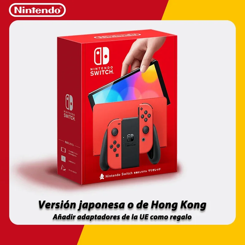 Nintendo Switch OLED Game Console with white or neon (64GB) 7 inch