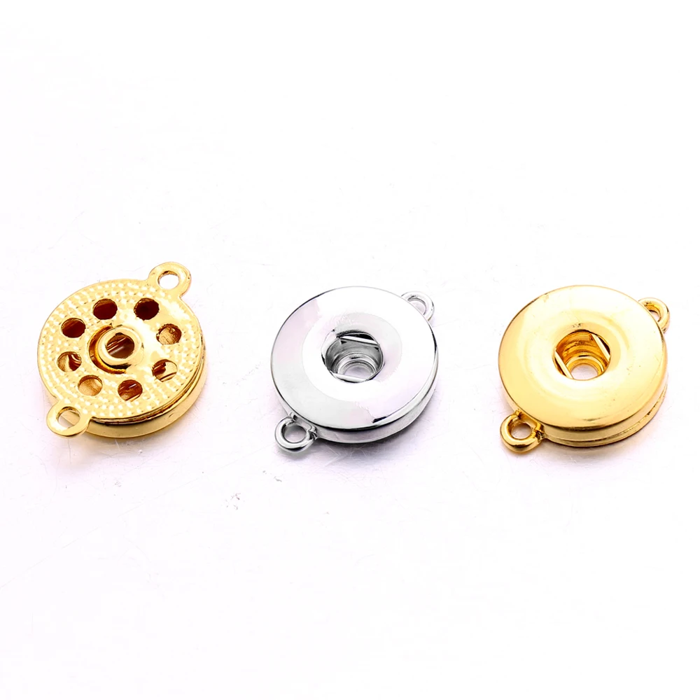 30pcs/lot  Snap Buttons Pendant 18mm Snap Jewelry Finding For Make Snap Button Bracelets Necklace DIY Accessories