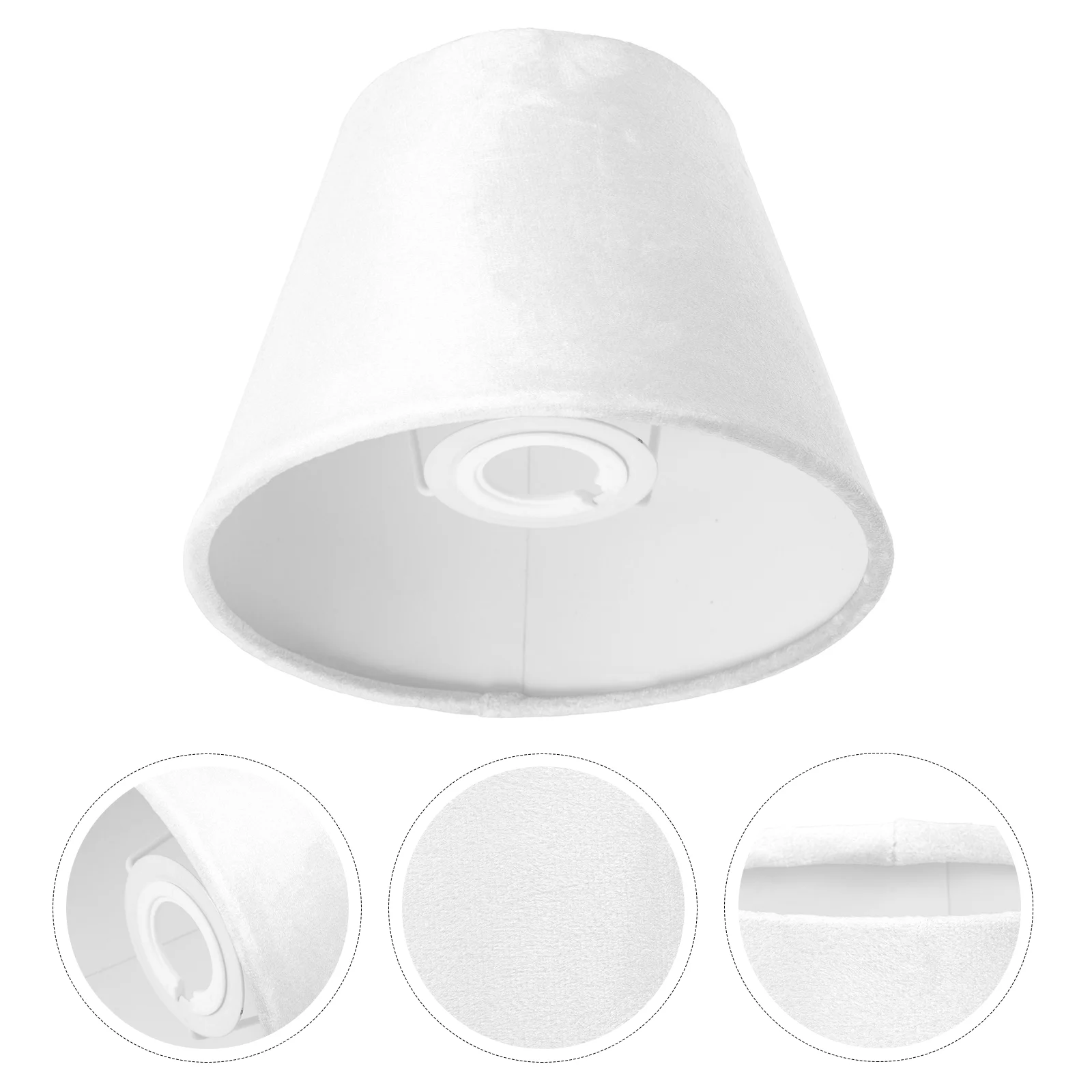 

Velvet Lampshade Decorative Light Cover Rustic Dust-proof Table Protective for Desk Delicate Cloth Office Fixtures