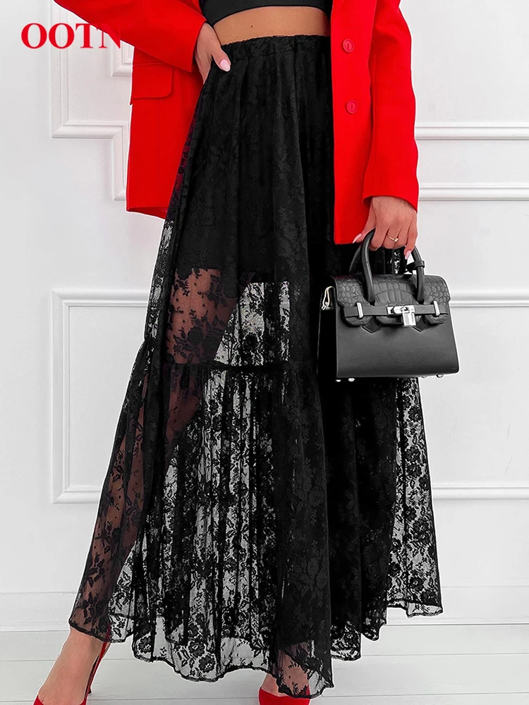 ★2024SS新作★BINARY01★Puffy lace long skirt Amazon.com: Yimoon Women's Floral Lace Long Skirts Elastic