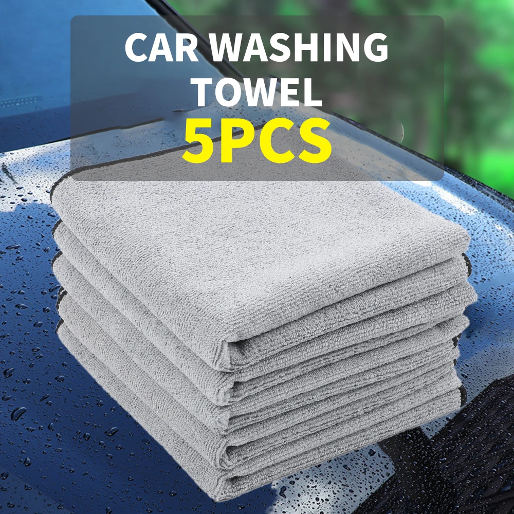 Manufacturer wholesale superfine fiber lock edge car towel multifunctional absorbent quick-drying cleaning car washing towel