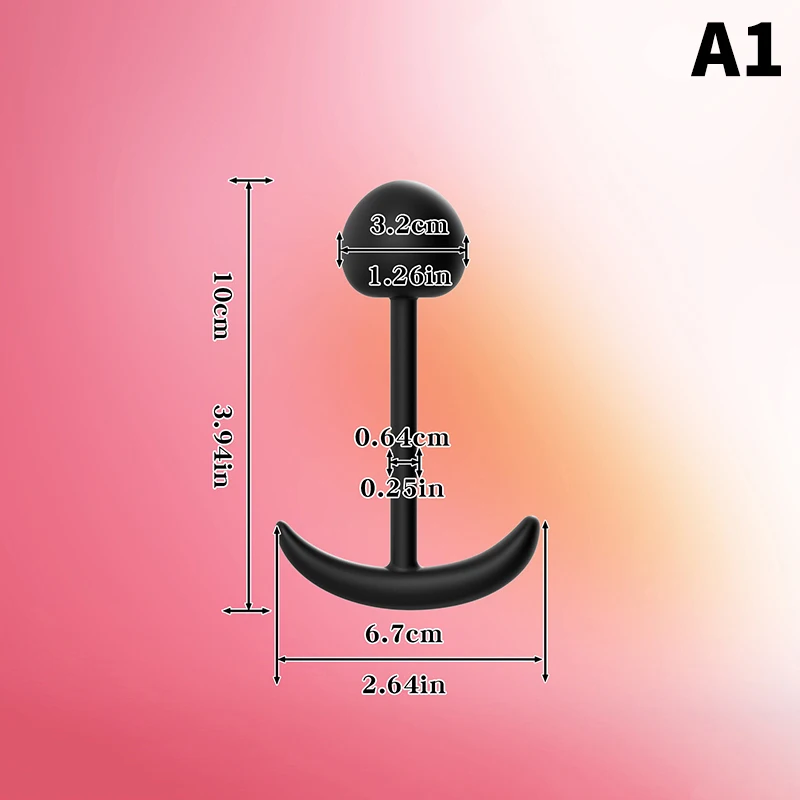 Silicone Wearable Anal Beads Plug With Metal Ball Inside Prostate Massager Butt Plug Vaginal Ball Anal Sex Toys For Beginner