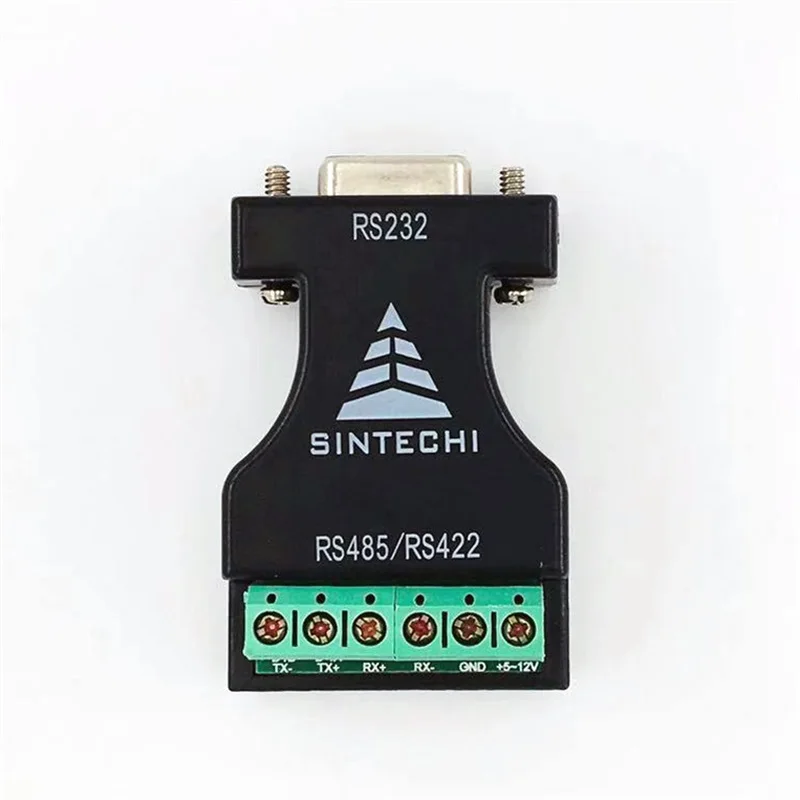 

DB9 RS232 to RS422 Converter Com adapter RS-232 to RS485 Integrated connector serial to 232-485/422 communication Full duplex