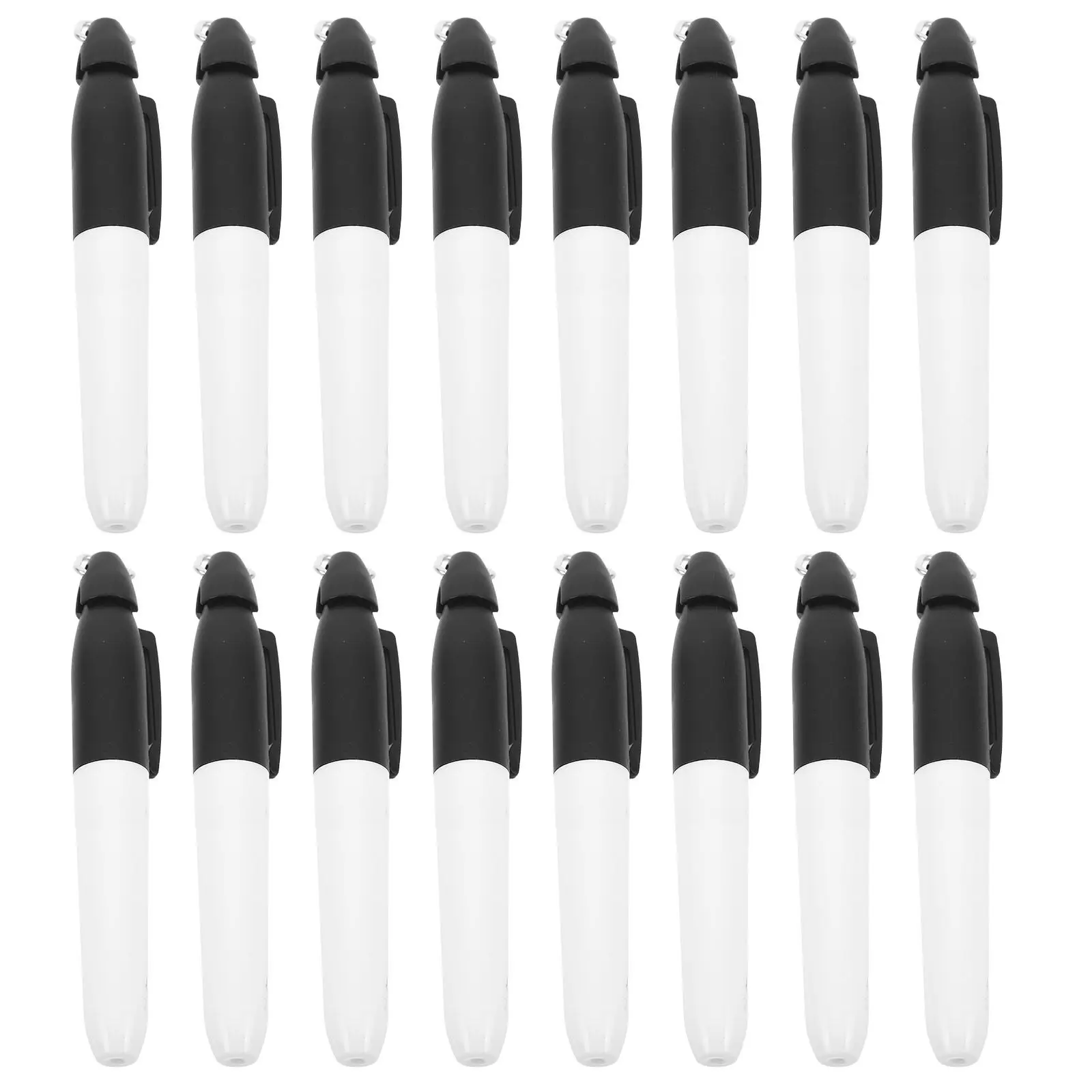 50Pcs 미니 블랙 영구 마커 삼각형 클립 골프 공 마킹 펜 휴대용 드로잉 마커 골프 라인 드로잉 마커 펜