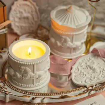 Carousel Storage Jar Mold 1