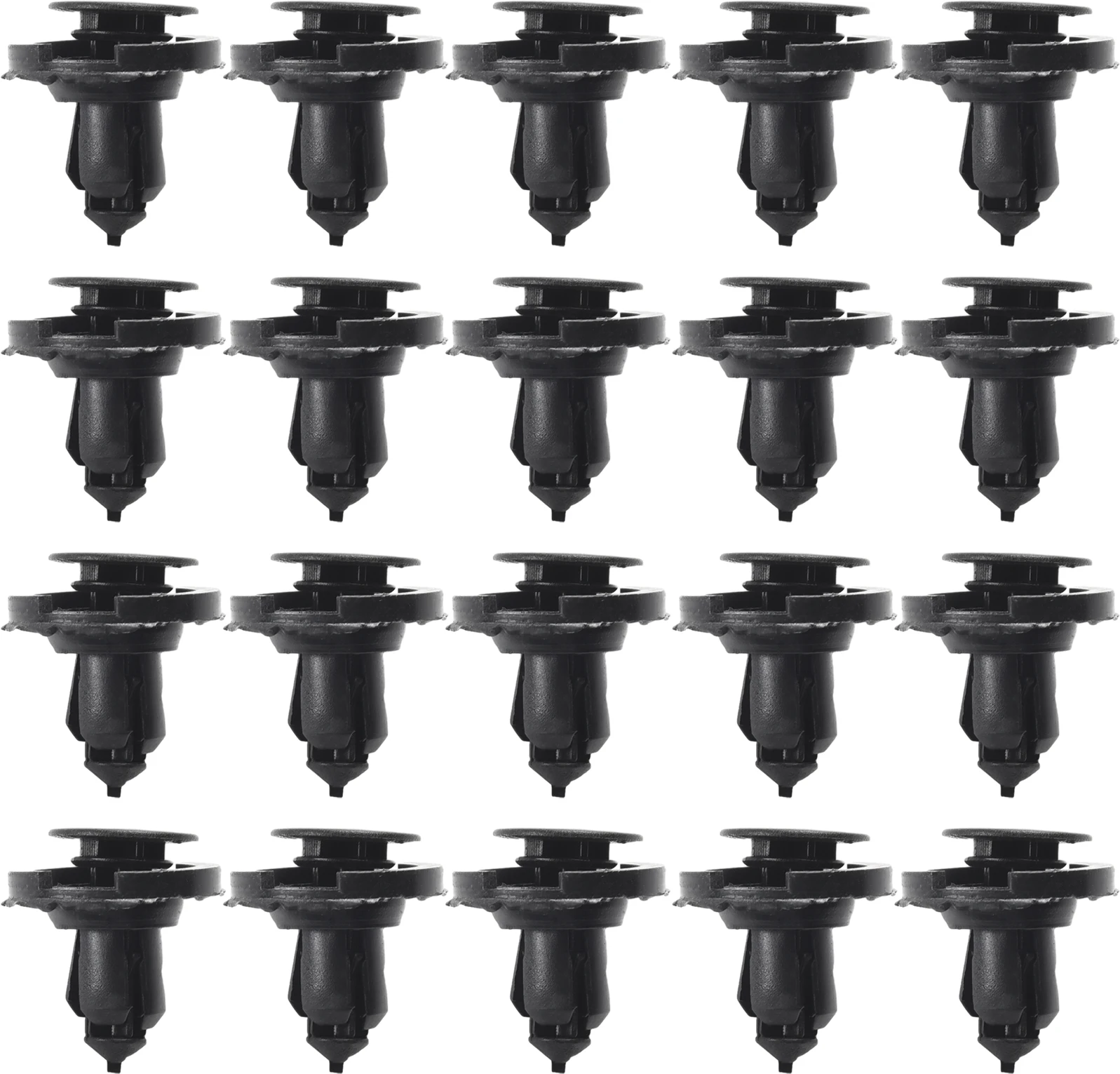 

High Quality Easy To Install Brand New Trim Clips Fasteners 20PCS Moulding Clips Plastic Push Type Rocker Side Skirt