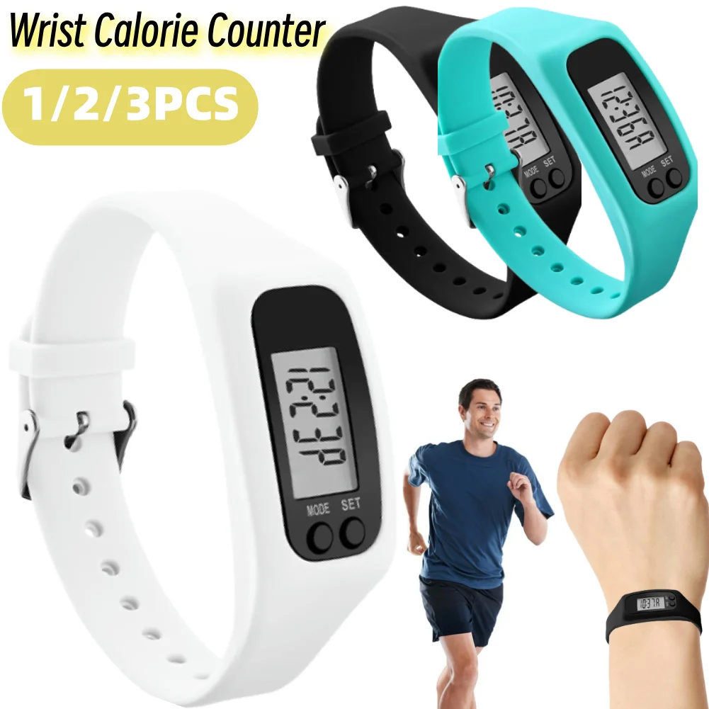LED Pedometer Bracelet Multi-Function Step Tracker