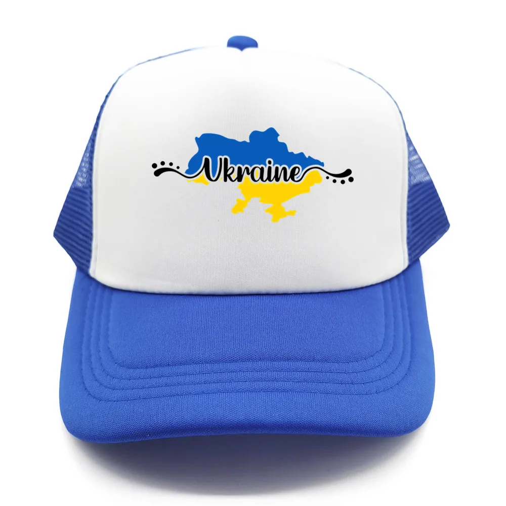 

Ukraine Trucker Cap Summer Men Cool Ukraine Flag Hat Baseball Cap Unisex Outdoor Mesh Net Caps