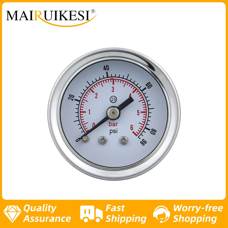 Manometro Haiki Y40-01 – Misura Pressione 0-12 Bar / 0-170 Psi, Preciso E Robusto