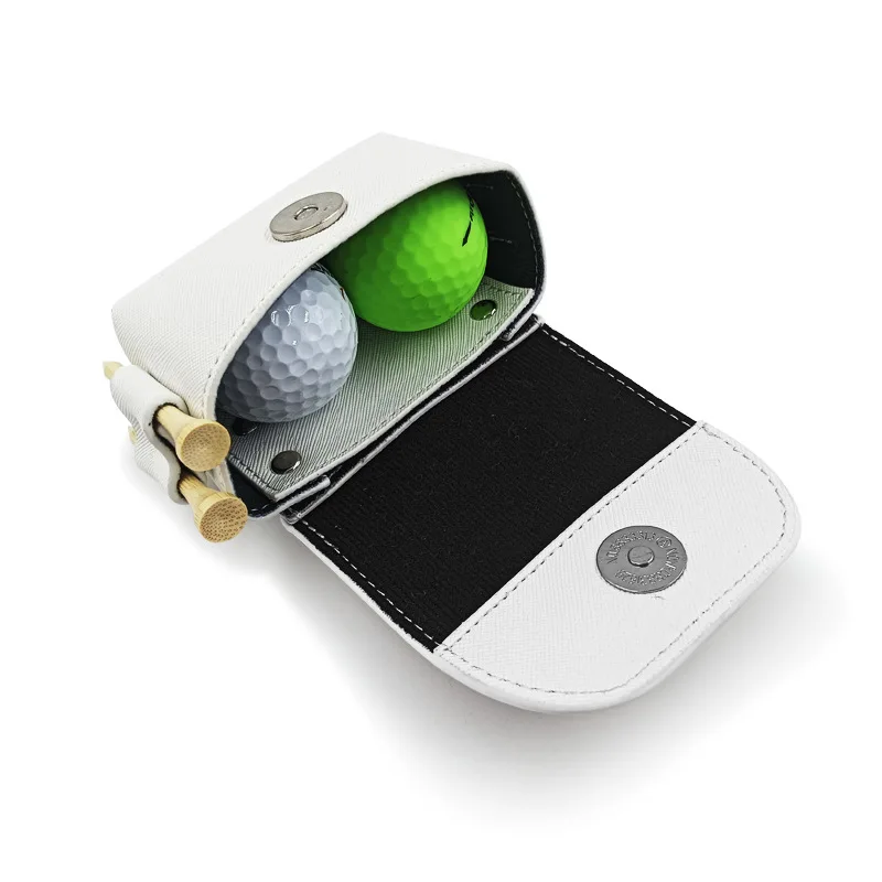 1Pc Mini Golf Ball Bag Golf Waist Bag Portable Multi Style Storage with 2 Tees Holder Accessory Supplies golf ball pouch bag