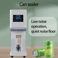 55mm Cans Sealer Drink Bottle Sealing Machine Beverage Seal Machine For 330ml/500/650ml PET Milk Tea/Coffee Can Sealer 220V/110V 1
