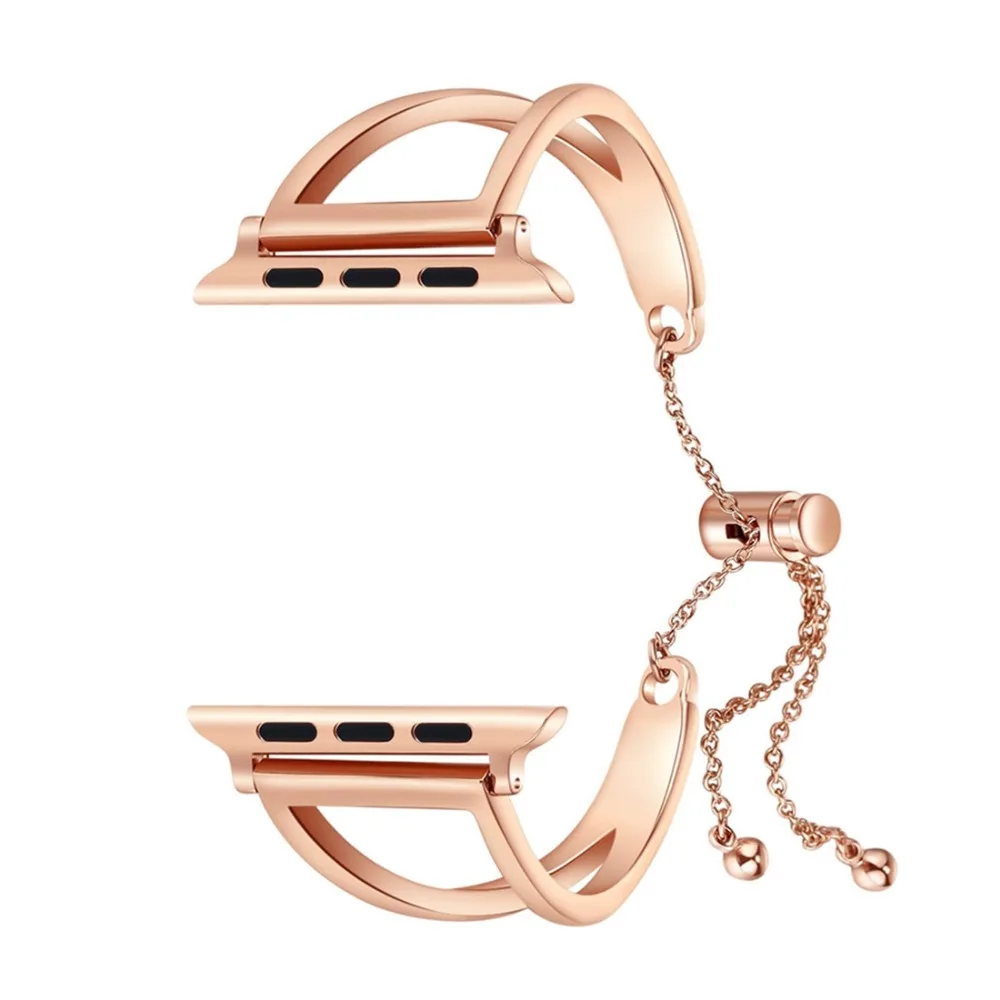 Elegant Stainless Steel Chain-Design Strap