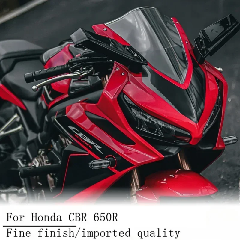 

Для Honda CBR650R 2019-2023 модифицированное зеркало заднего вида с фиксированным крылом боковое ветровое крыло боковое ветровое лезвие Конкурентная крышка топливного бака
