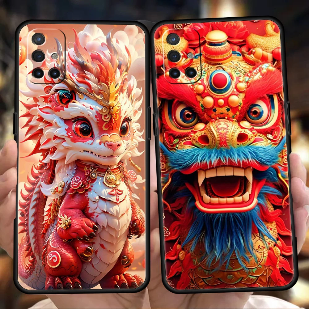 Whimsical Cartoon Dragon Silicone Phone Case - Vibrant and Durable Cover