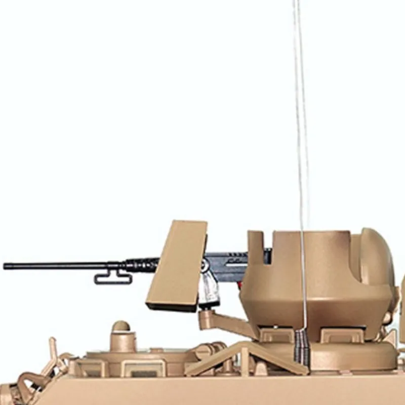 RC 탱크 1/16 통데 RTR M2412-B M113A1 ACAV 적외선 360도 터렛 회전 연기 조명 사운드 무선 조종 팬저 전동 모델
