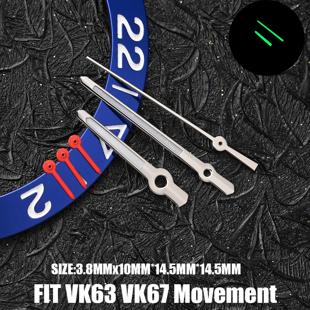 Premium Watch Hands for VK Series TMI Movement, Precision Crafted